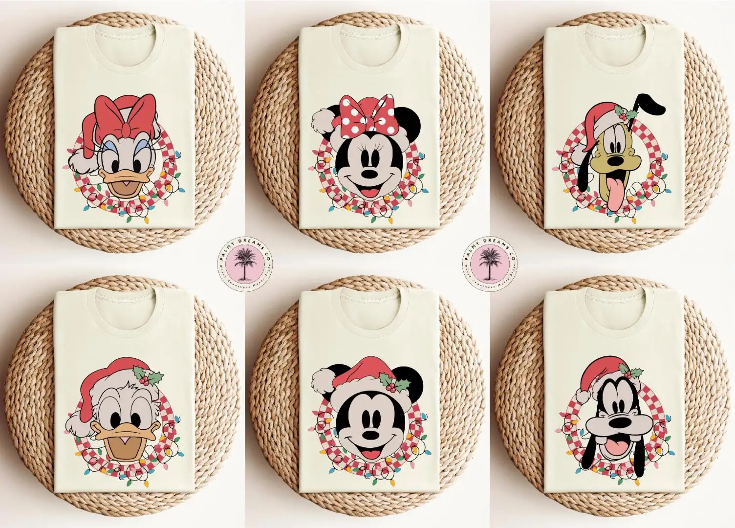 Retro Christmas Disney Shirts, Checkered Disney Shirts, Matching Family Shirt, Christmas Vacation Tee, Christmas Mickey and Friends Shirt