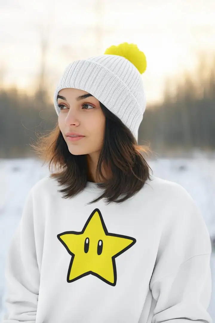 Super Mario Star Shirt for Family Party Gifts