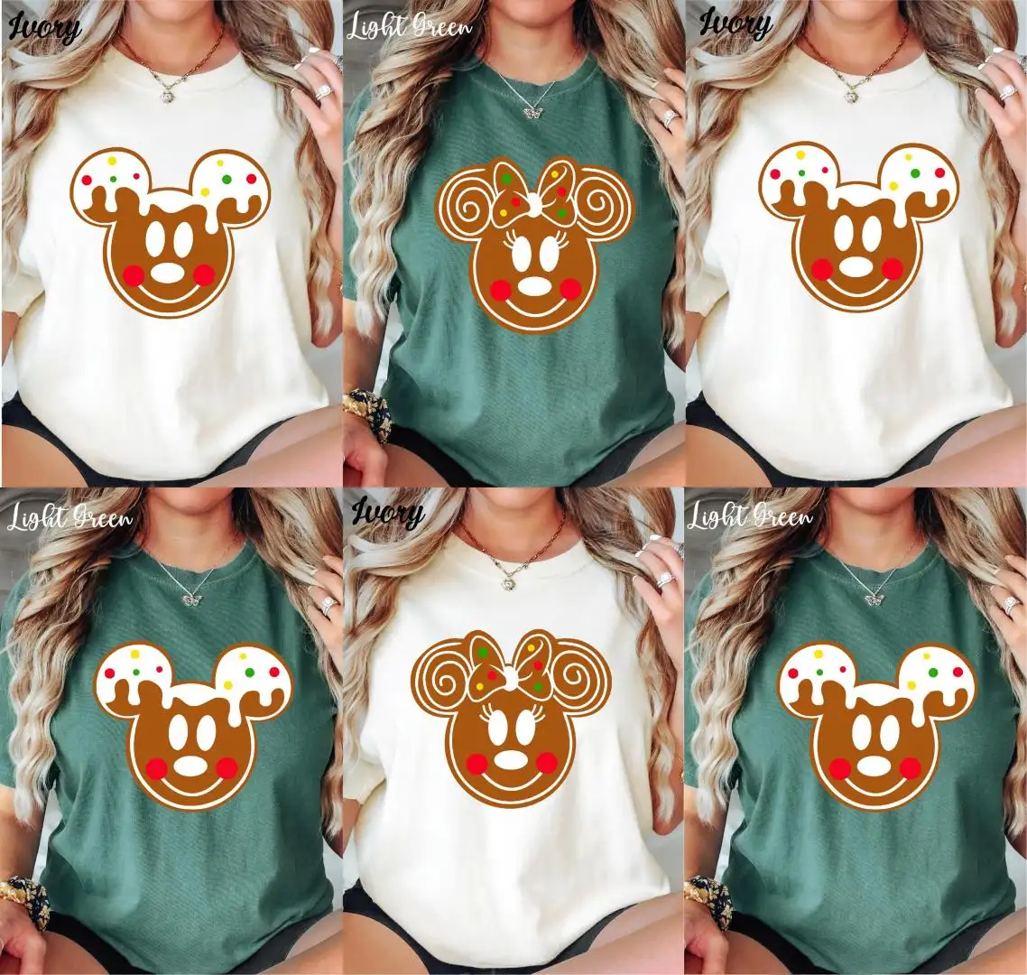 Comfort Colors® Mickey and Minnie Cookie Shirt, Cute Disney Xmas Shirt, Disney Baker Gift, Christmas Couple Shirt, Christmas Baking Shirt