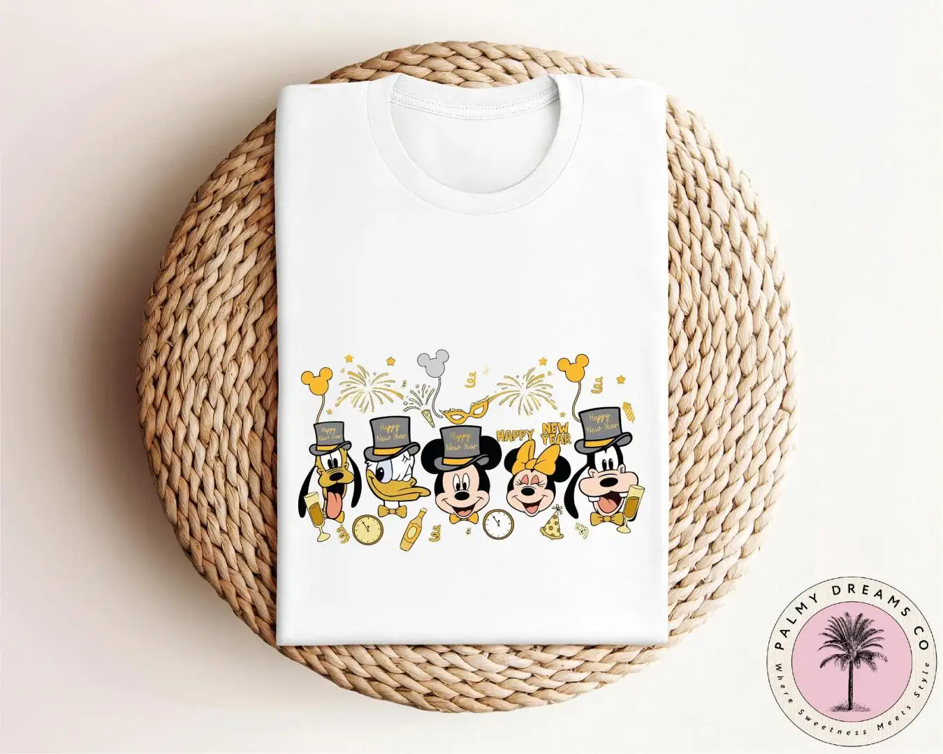 Disney New Year Shirt, New Year Party Shirts, Mickey and Friends New Year Shirt, Christmas Disney Vacation, 2025 Disneyland Trip Shirts