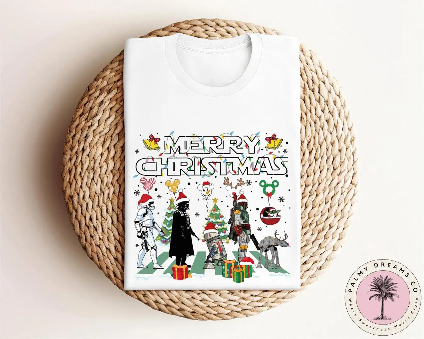 Disney Star Wars Merry Christmas Shirt, Galaxy Wars Christmas Gift, Star Wars Characters Tee, Star Wars Lover Gift, Disneyworld Trip Shirt