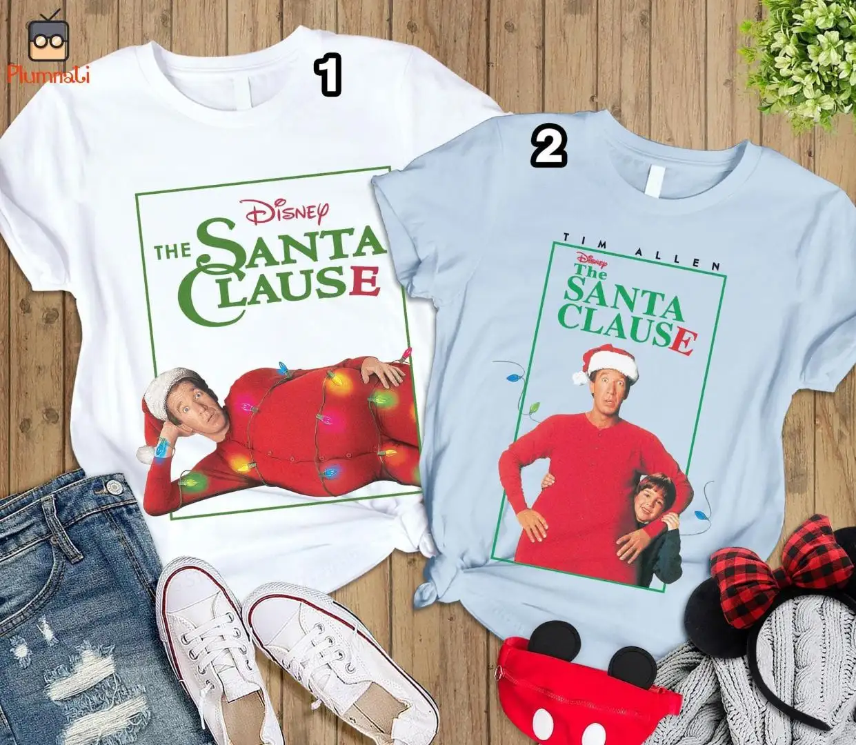 The Santa Clause Christmas Sweatshirt, Santa Claus Shirt, Christmas Matching Shirt, Disneyland Christmas Shirt, Christmas Movie T-shirt