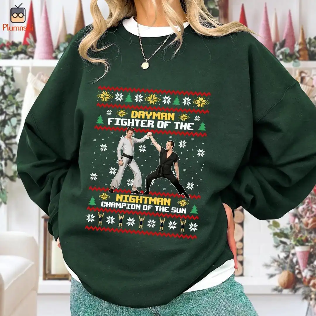 It's Always Sunny in Philadelphia Christmas Sweatshirt, Christmas Vacation, The Nightman Cometh Shirt, Dayman Fighter Of The Nightman Shirt
