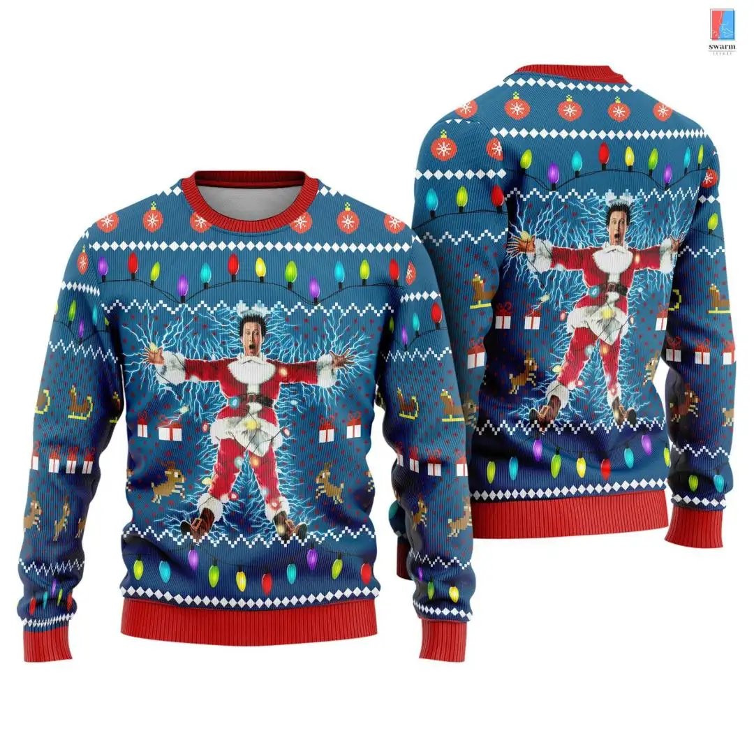 National Lampoon's Christmas Vacation Christmas Sweater, Griswold Christmas Vacation Ugly Sweater, Clark Griswold Sweatshirt Xmas Gift