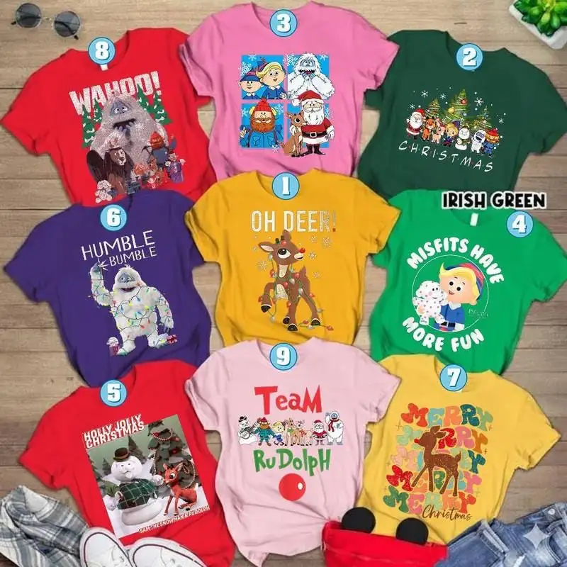 Rudolph The Red Nosed Reindeer Christmas Shirt Oh Deer Christmas Shirt Rudolph Christmas Shirt Christmas Movie Tee Xmas Family Matching Tee