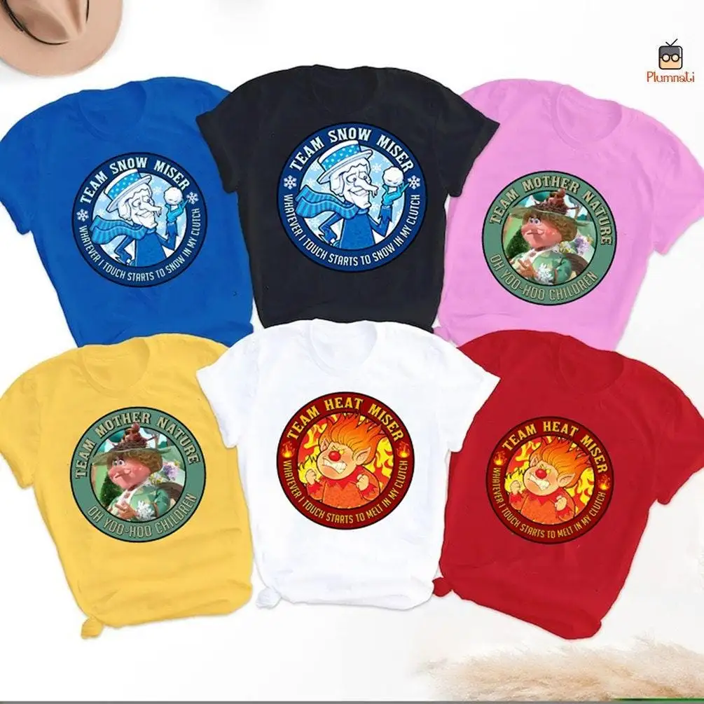 Miser Brothers Christmas Shirt, Christmas Group, The Year Without Santa Claus Shirt, Snow Miser Shirt, Heat Miser Tee, Heat And Snow Shirt