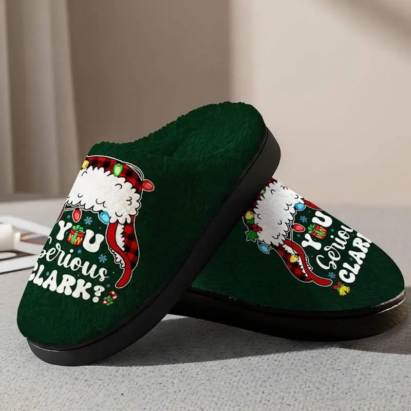 National Lampoon's Christmas Vacation Slipper, Christmas Vacation Slipper 00, You Serious Clark Slipper, Holiday Family Christmas Slipper