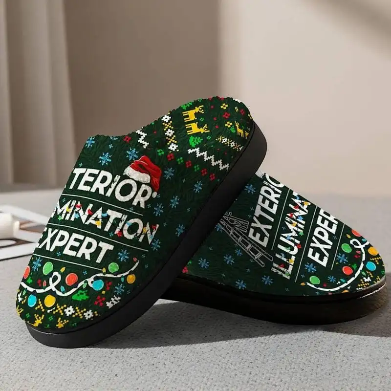 Exterior Illumination Expert Christmas Slippers National Lampoon's Christmas Vacation Slippers Family Matching Slippers Christmas Gift 00