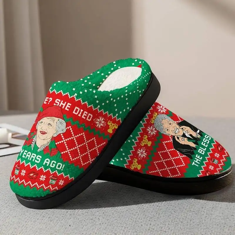 National Lampoon's Christmas Vacation Slipper, Uncle Lewis The Blessing Slipper, Holiday Family Christmas 2025 11, Christmas Couple Gift