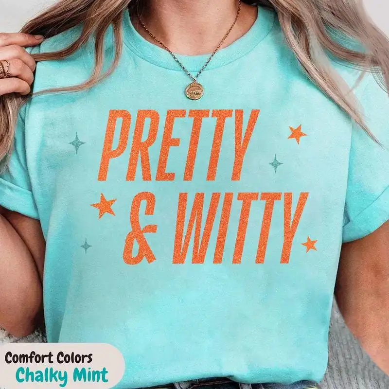 Showgirl Pretty and Witty Comfort Colors Shirt In My Showgirl Era Shirt The Life Of A Shirt Showgirl Group Matching Shirt 41