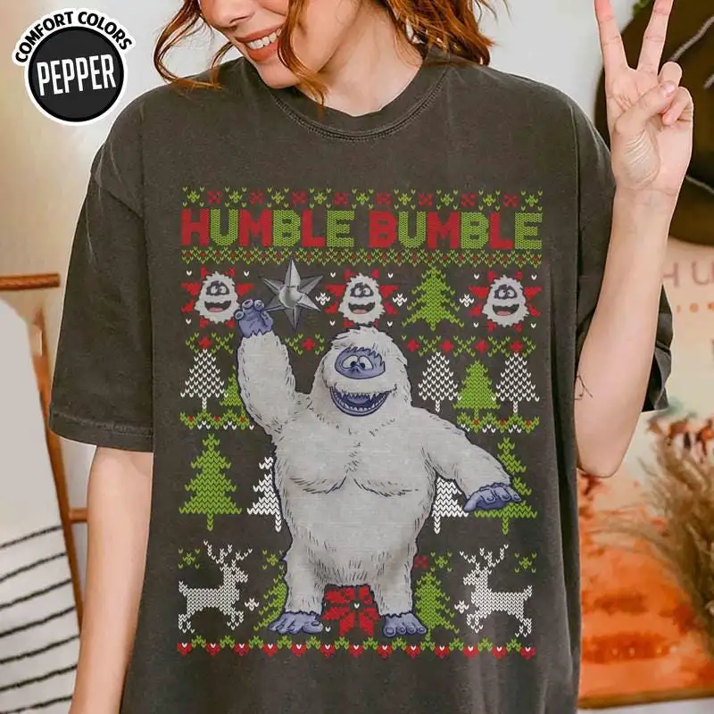 Rudolphs The Red Nosed Reindeer Christmas Shirt, Humble Bumble Ugly Christmas Shirt, Christmas Movie Shirt, Family Maching Christmas 02