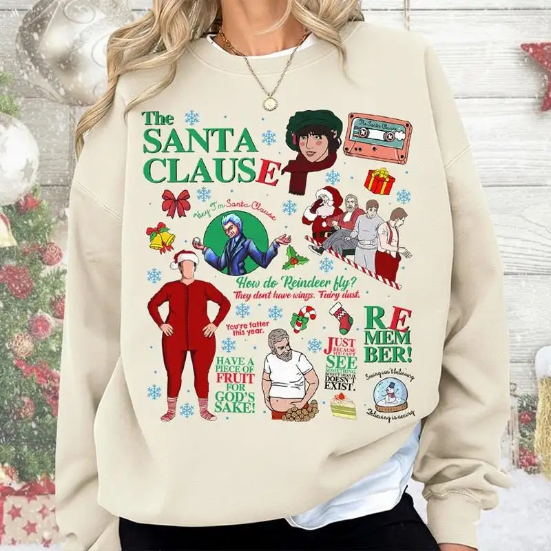 Santa Clause Christmas Movie Shirt, Disneyland Shirt 03, Christmas Movie Quotes Shirt, Vintage 90s Christmas Movie Tee, Santa Clause Shirt