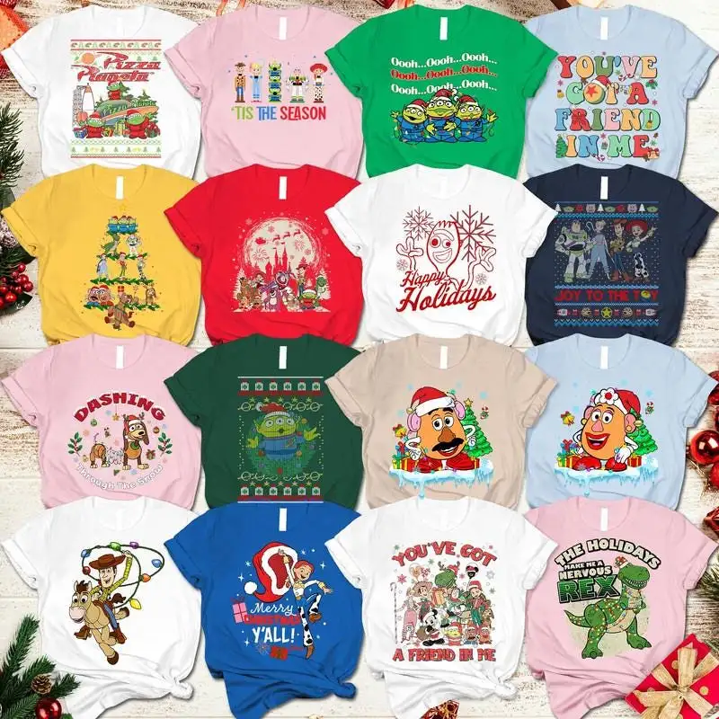 Disneyland Toy Story Christmas Shirt Buzz Lightyear Woody Very Merry Christmas Shirt Disneyland Family Matching Shirt Christmas 2025 Shirt