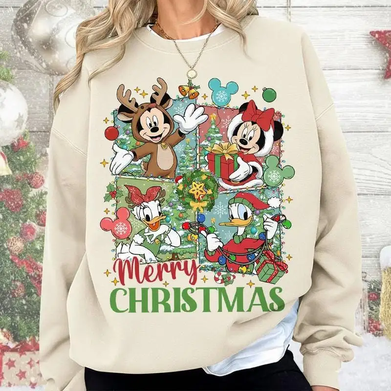 Disneyland Mickey And Friends Christmas Shirt, Mickey Very Merry Christmas Shirt, Disneyword 2026 Shirt 04, Family Christmas Matching Tee