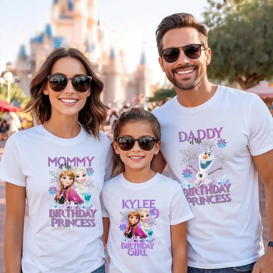 Disney Frozen Birthday Shirt for Girls
