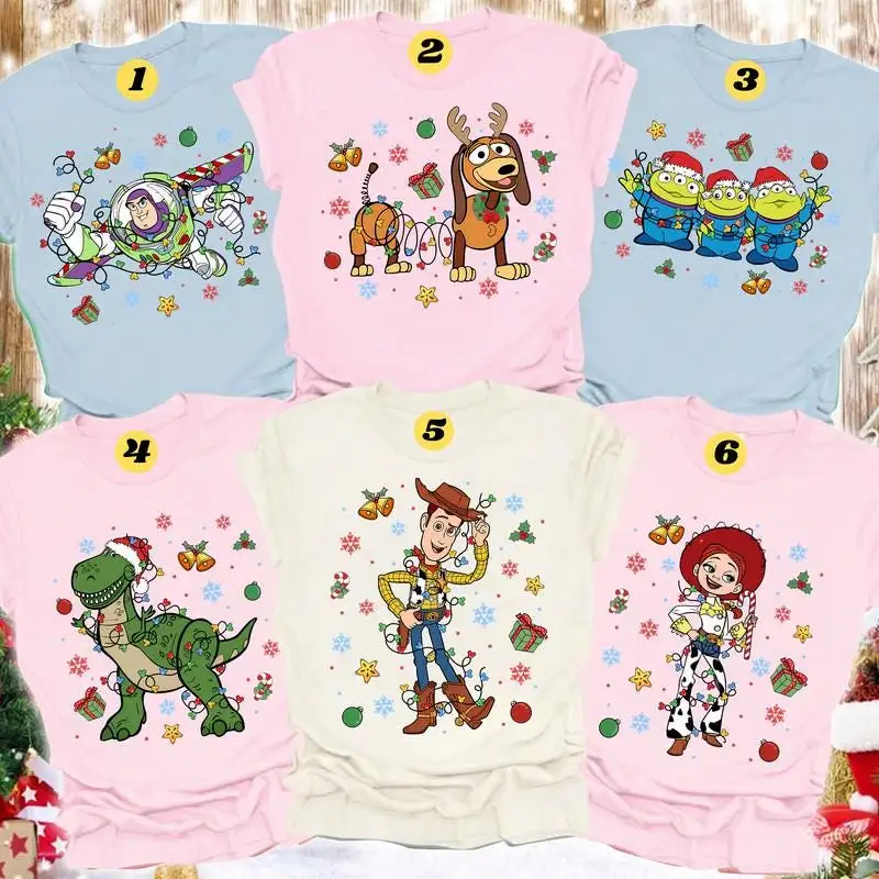 Disneyland Toy story Christmas Shirt, Disneyland Woody Buzz Lightyear Xmas Tee, Family Matching Xmas 08, Mickey's Very Merry Christmas Shirt
