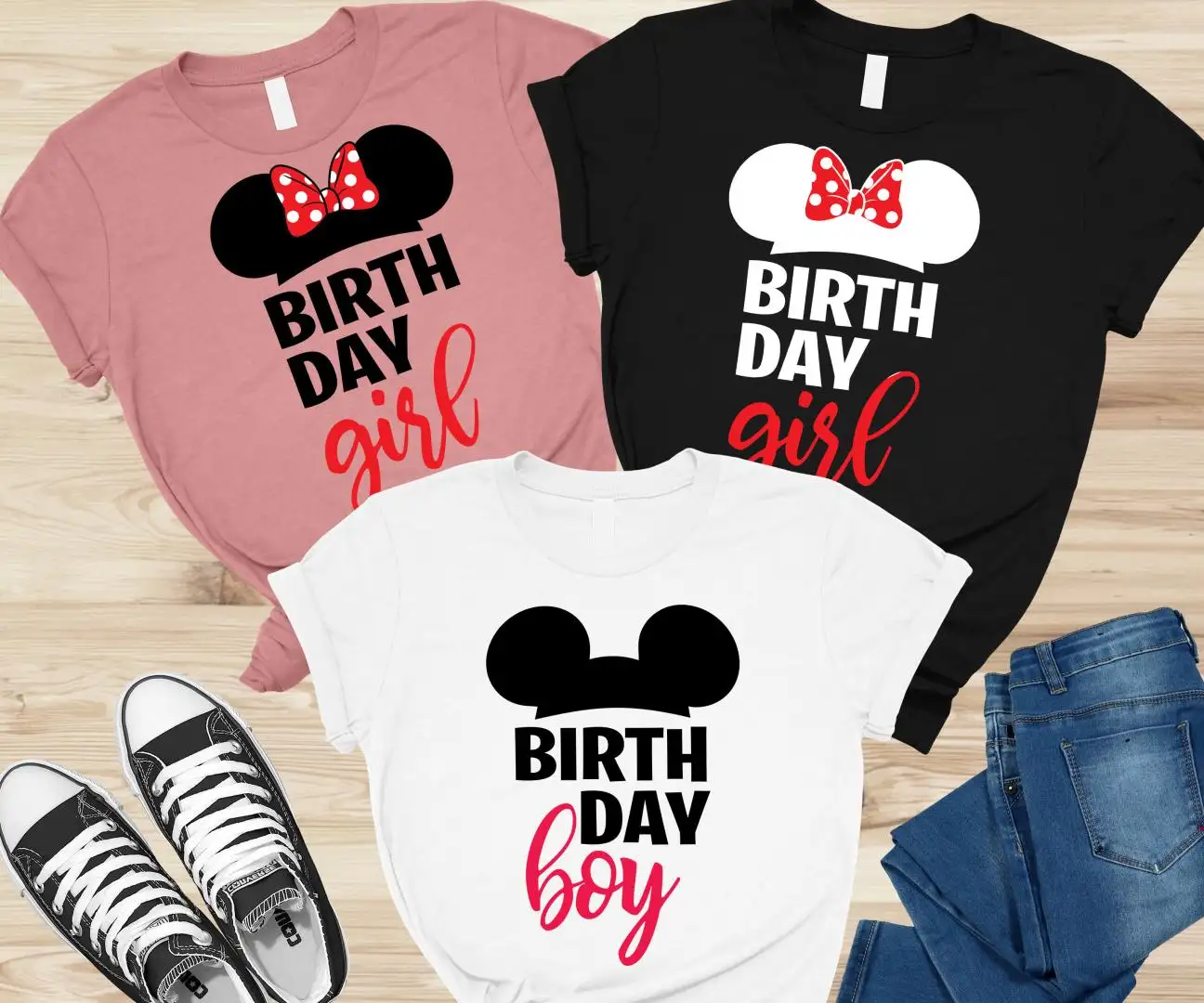 Mickey Birthday Shirt for Boys & Girls