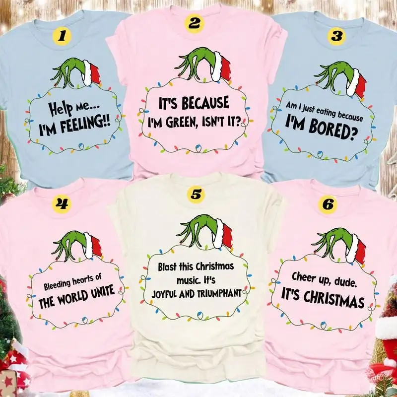 Personalized Matching Family Christmas Shirt Matching Christmas Movie Quotes Shirt Xmas Family Matching Shirt Holiday Apparel Quote Tee 02