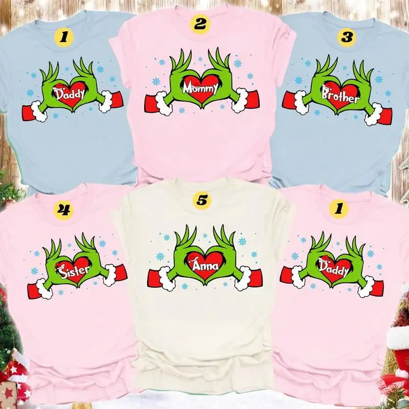 Custom Family Christmas Shirt Personalized Christmas Matching Squad Family Shirt Whoville University Shirt Group Matching Xmas Tee 01