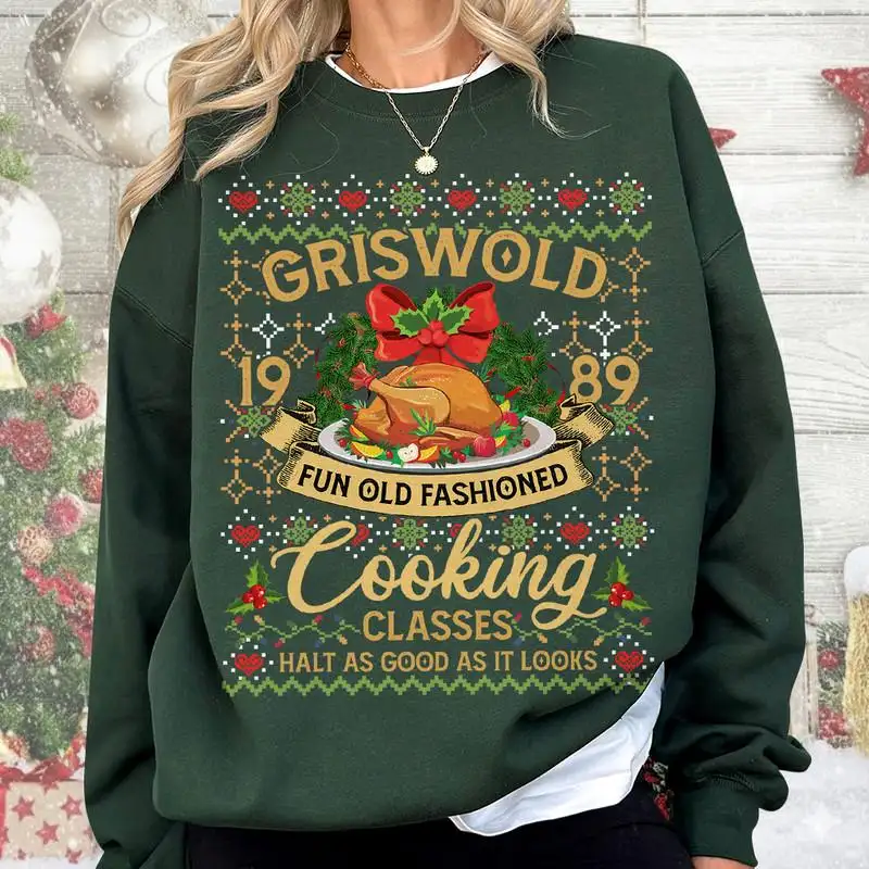 National Lampoon Christmas Vacation Shirt, Griswold's Cooking Classes Shirt, Family Matching Xmas Shirt 09, Griswold Family Christmas Shirt