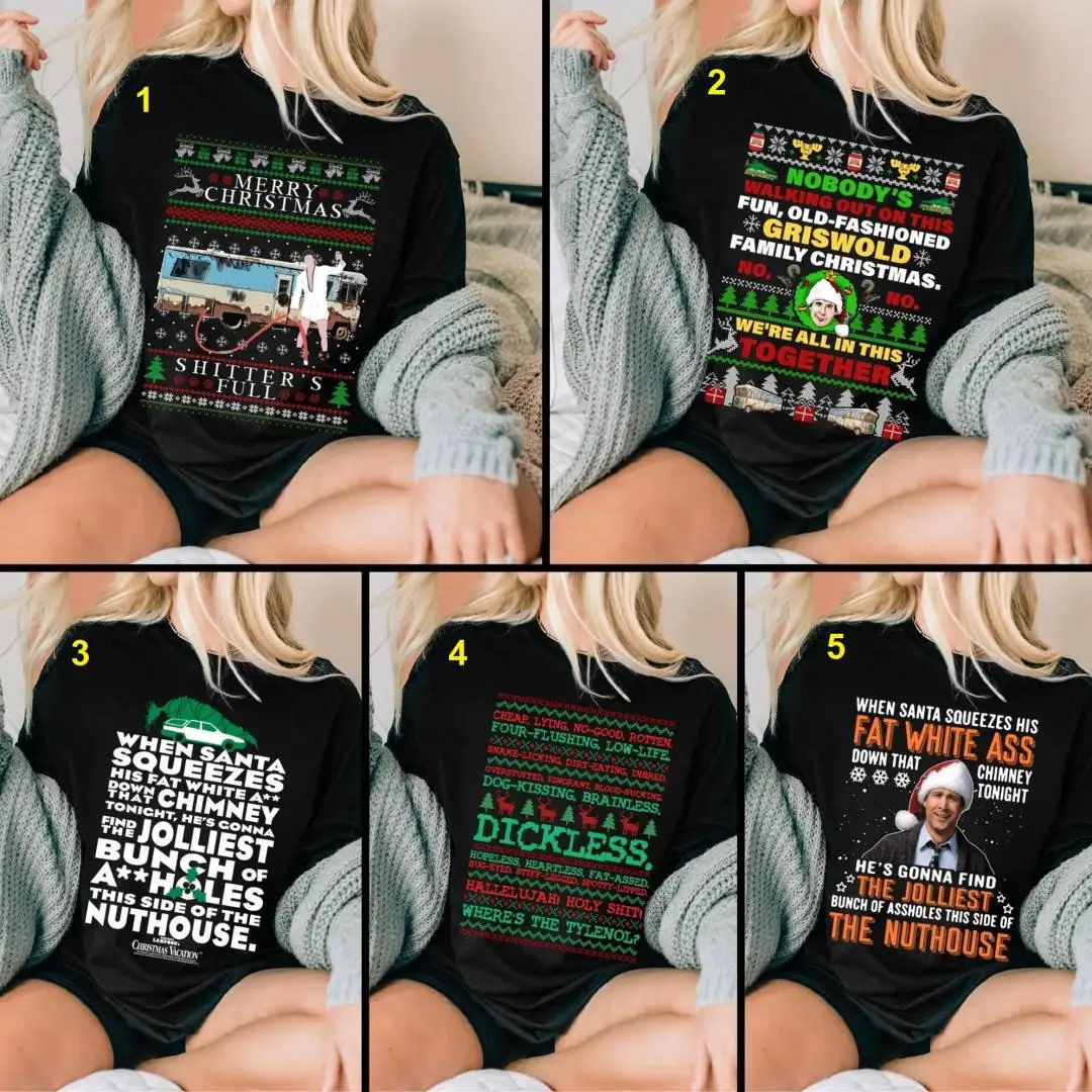 National Lampoon's Christmas Vacation Shirt, Christmas Movie Gifts, Griswold Tree Farm Family Shirt, Family Matching Xmas 2025 Shirt 01