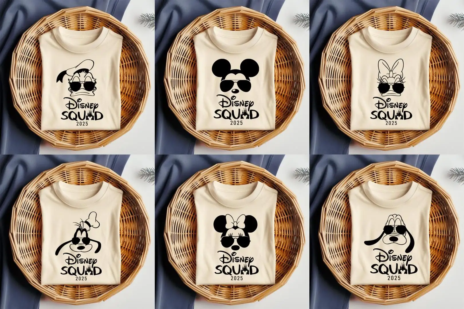 Disney Mickey Squad 2025 Family Matching Shirt