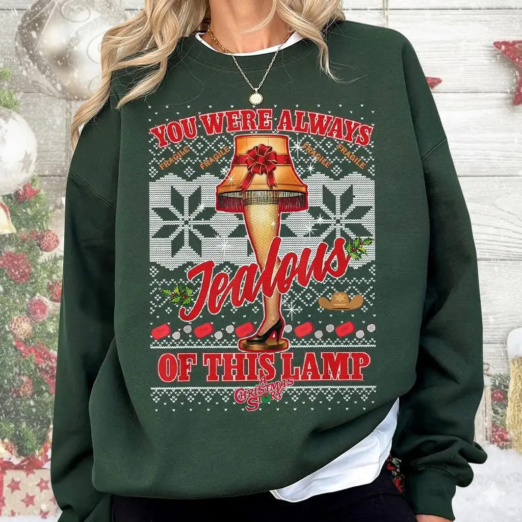 You Were Always Jealous Of This Lamp Christmas Shirt A Christmas Story Shirt Leg Lamp Shirt Christmas Movie Shirt Xmas Matching Family Tee