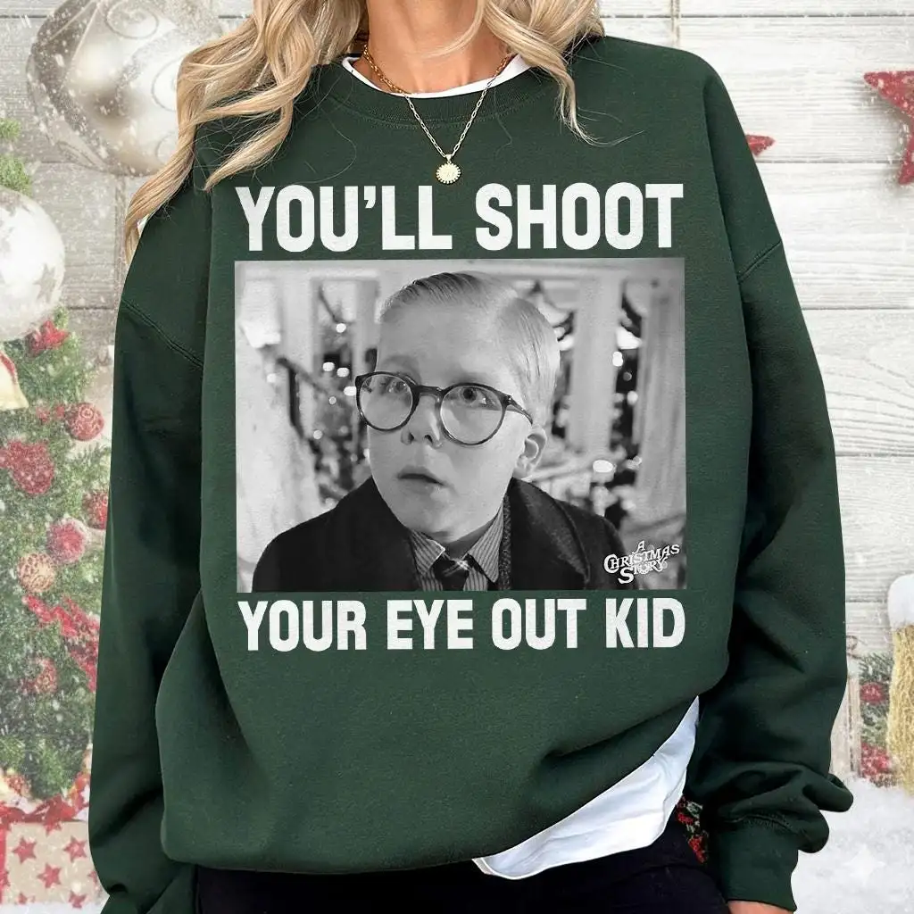 A Christmas Story Shirt, You'll Shoot Your Eye Out Christmas Shirt, Ralphie Christmas Shirt, Xmas Matching Family Tee, Christmas Movie Shirt