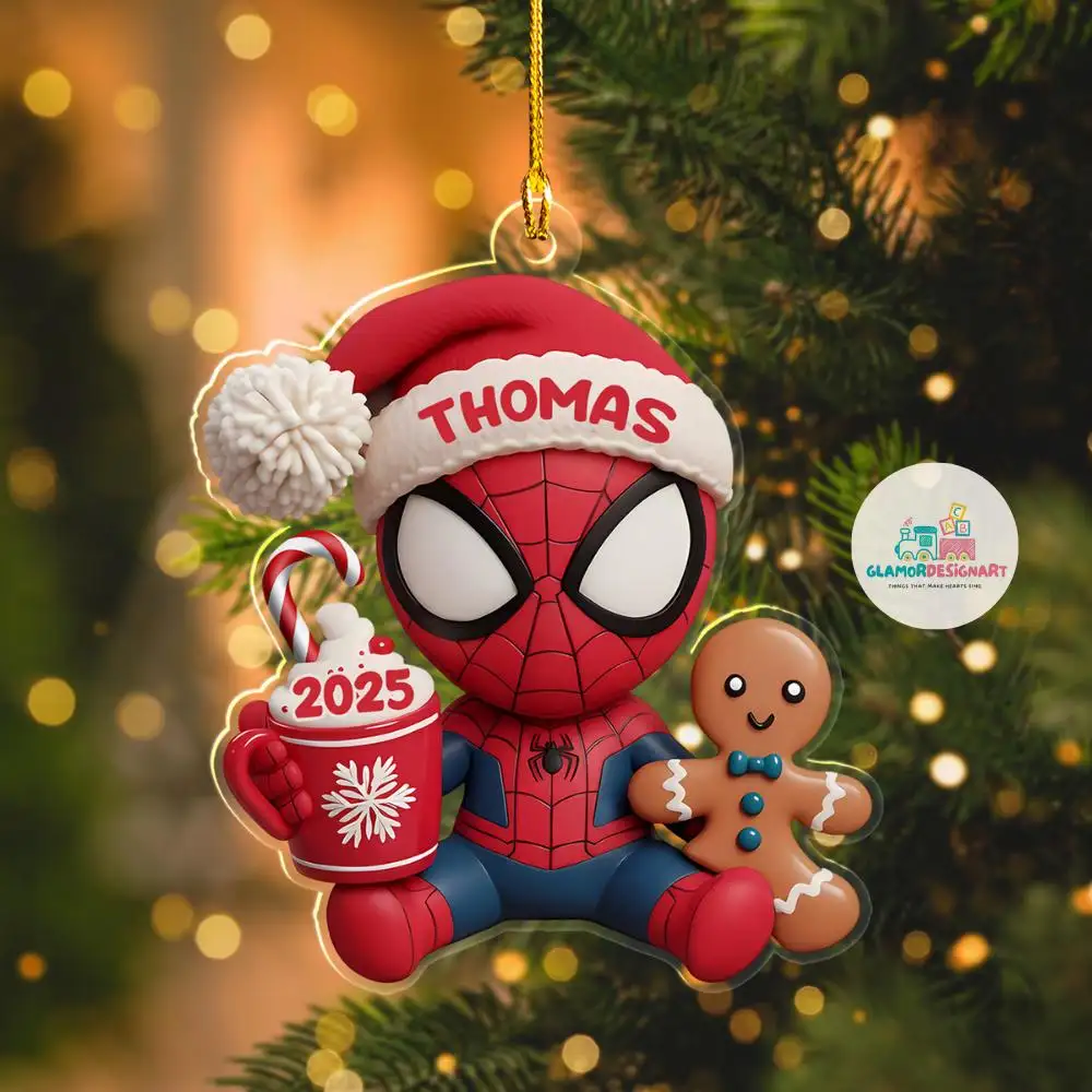 Custom Spider-Man Christmas Shirt For Kids