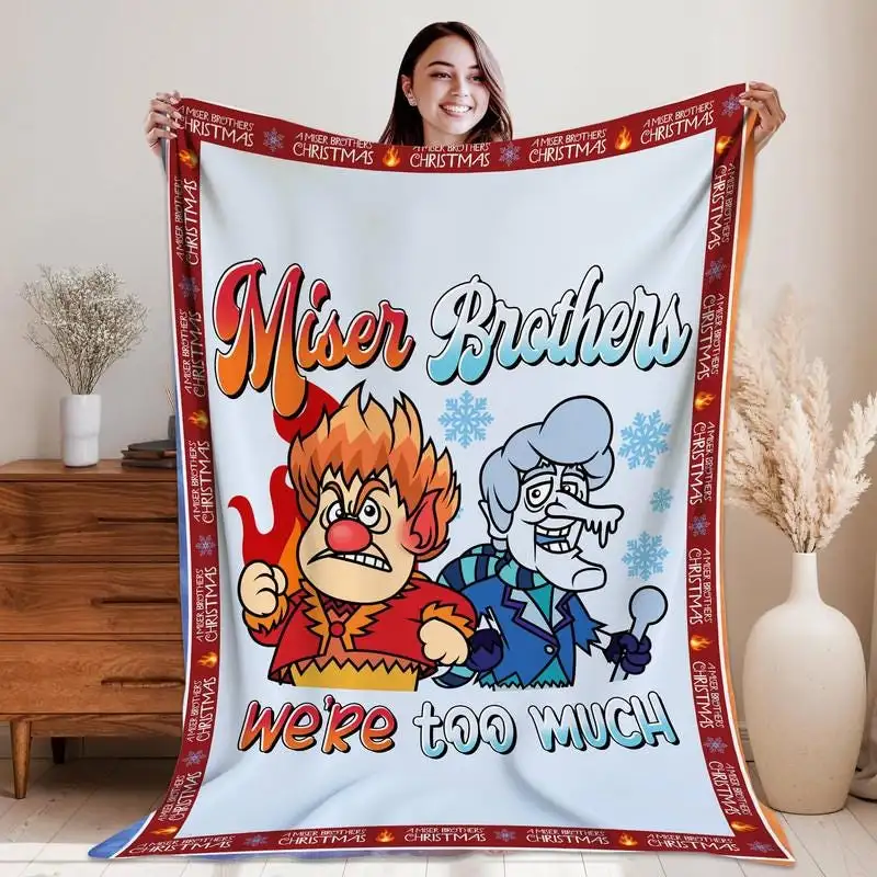 Miser Brothers Heating And Cooling Blanket, Snow Miser 03, Miser Brothers Too Much Blanket, Heat And Snow Blanket, Miser Brothers Christmas