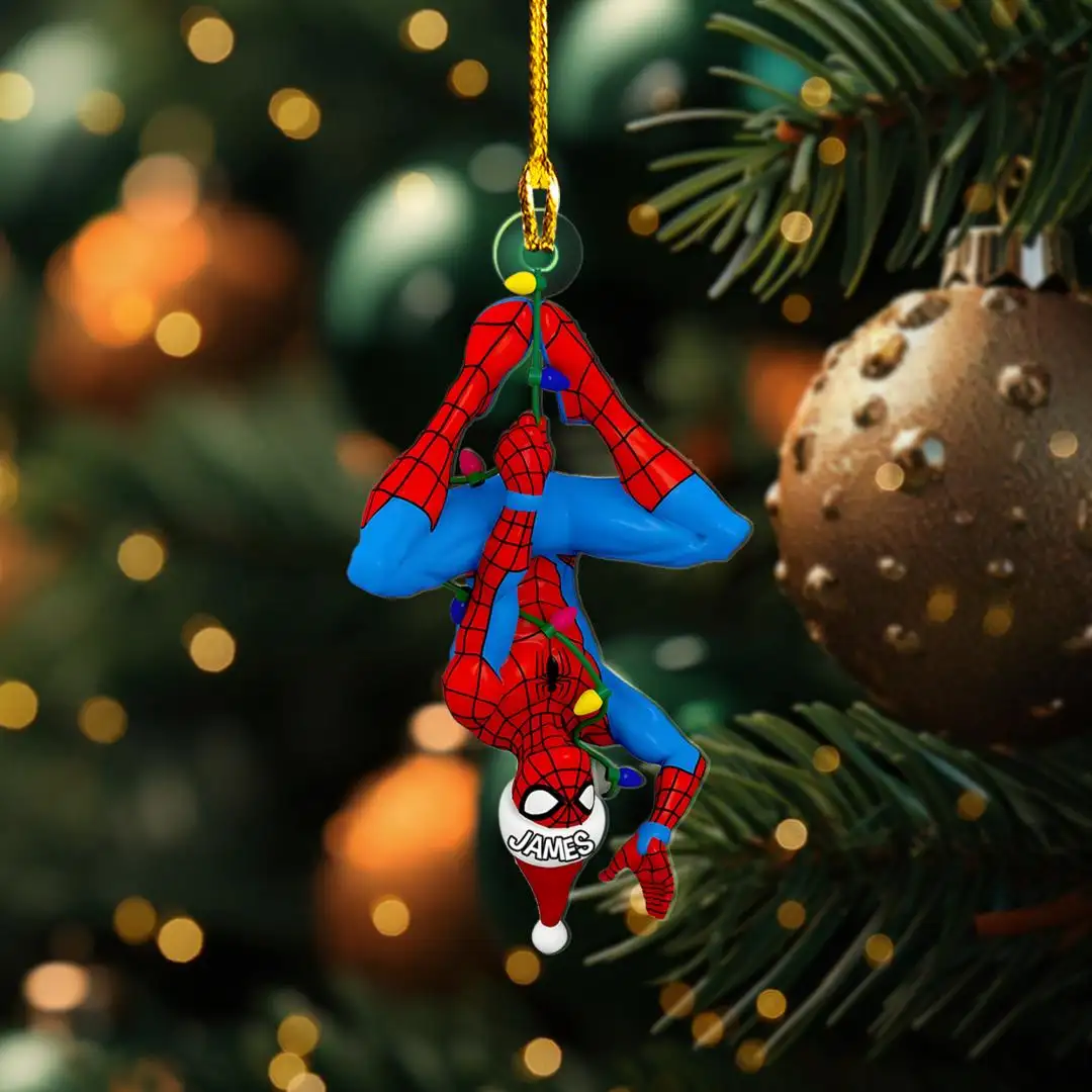 Custom Spiderman Christmas Shirt for Kids