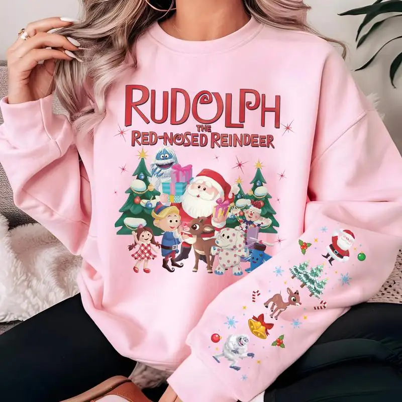 Rudolph The Red Nosed Reindeer Sweatshirt Hoodie Misfit Toys Christmas Shirt Rudolph Christmas Shirt Christmas Movie Christmas Matching Tee