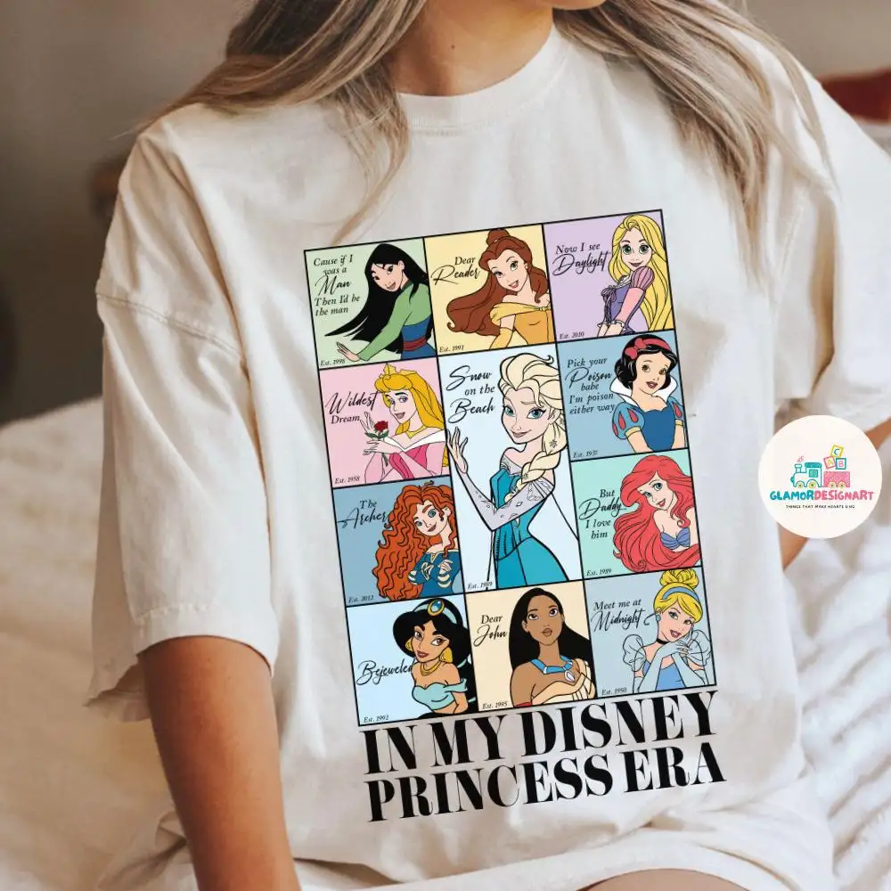Disney Princess Era Shirt for Girls Trip & Birthday