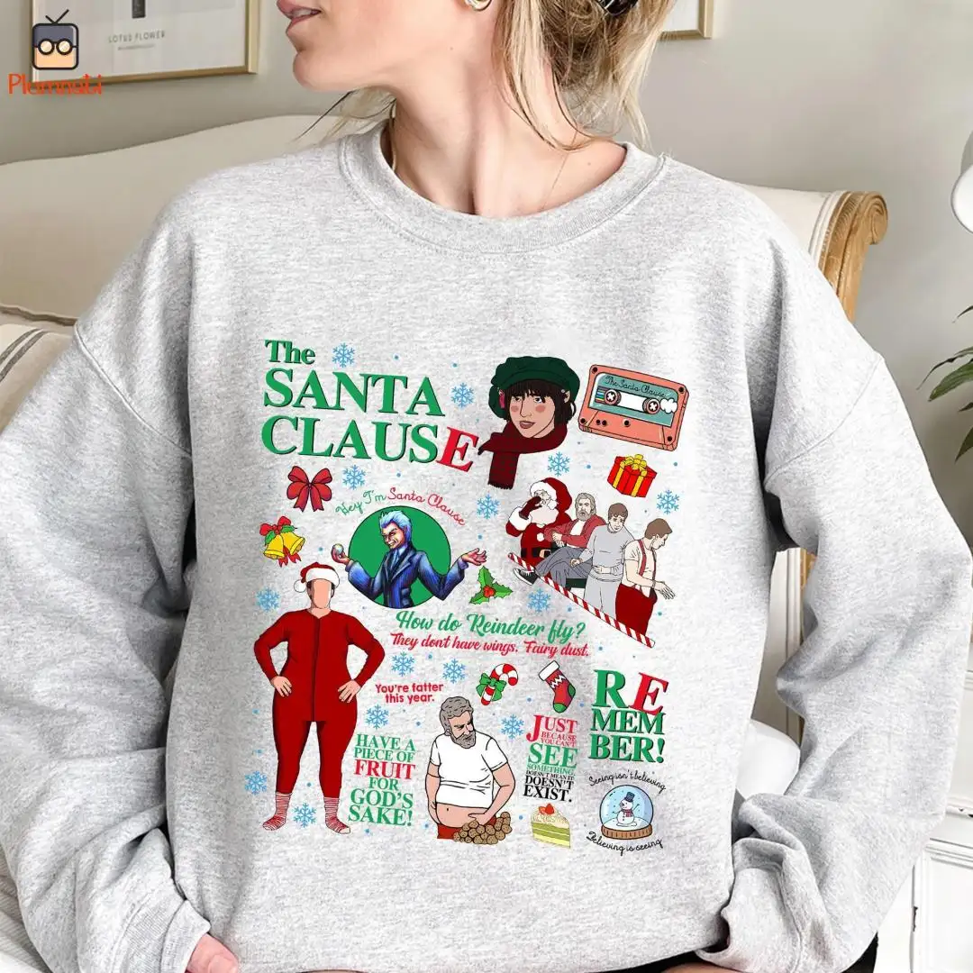 The Santa Clause Christmas Sweatshirt, Disneyland Christmas Shirt, Santa Clause Christmas Movie T-shirt, Disneyland Family Christmas Shirt