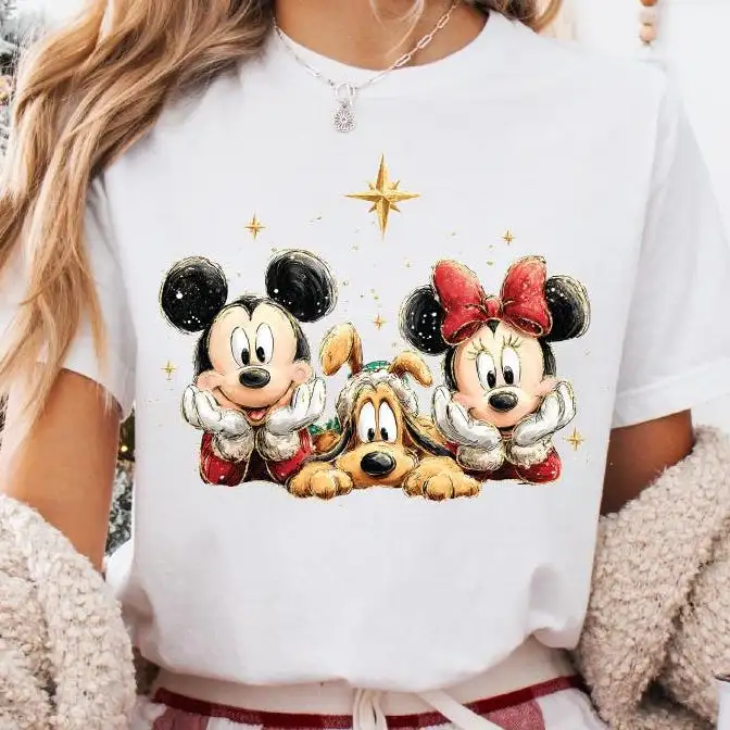 Mickey Minnie Pluto Christmas Shirt, Disney Merry Christmas Sweater, Disney Oily Christmas Tee, Walt Disney World Christmas Sweatshirt