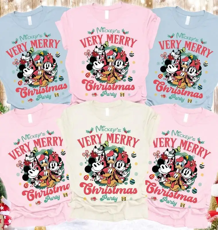 Mickey's Very Merry Christmas Party 2025 Shirt, Disneyland Family Matching Shirt, Magic Kingdom Shirt 04, Walt Disneyworld Christmas Shirt
