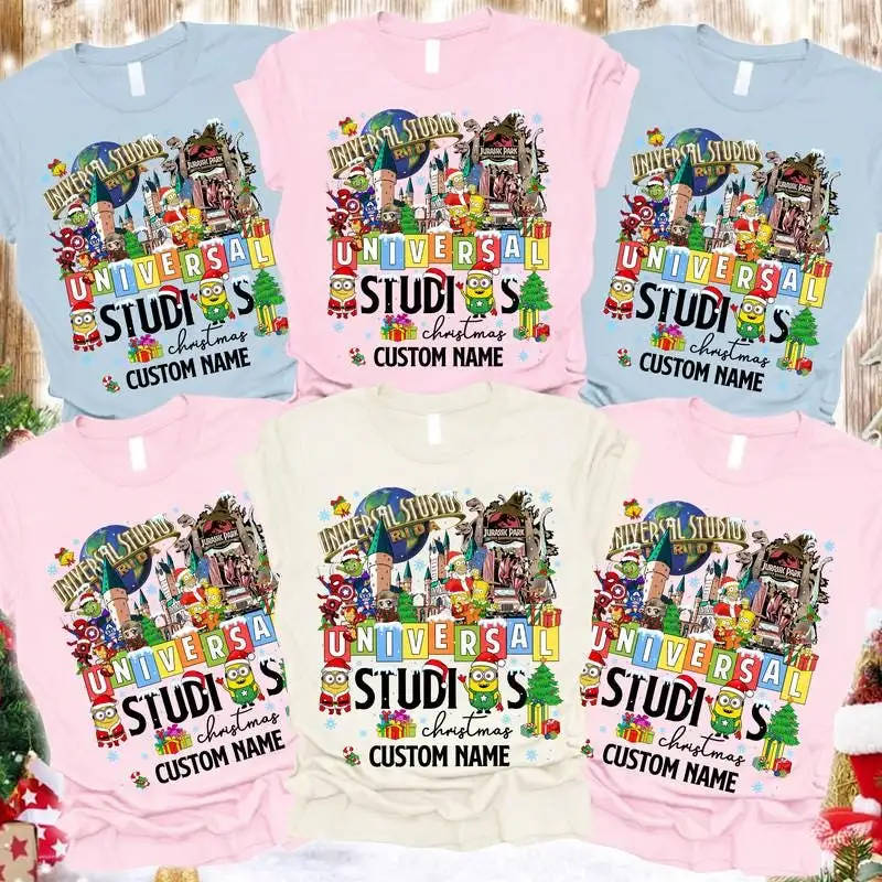 Universal Studios Christmas Shirt Universal Family Christmas Shirt Universal Studios Trip Shirt Mickey's Merry Christmas Party 2025 Shirt 20