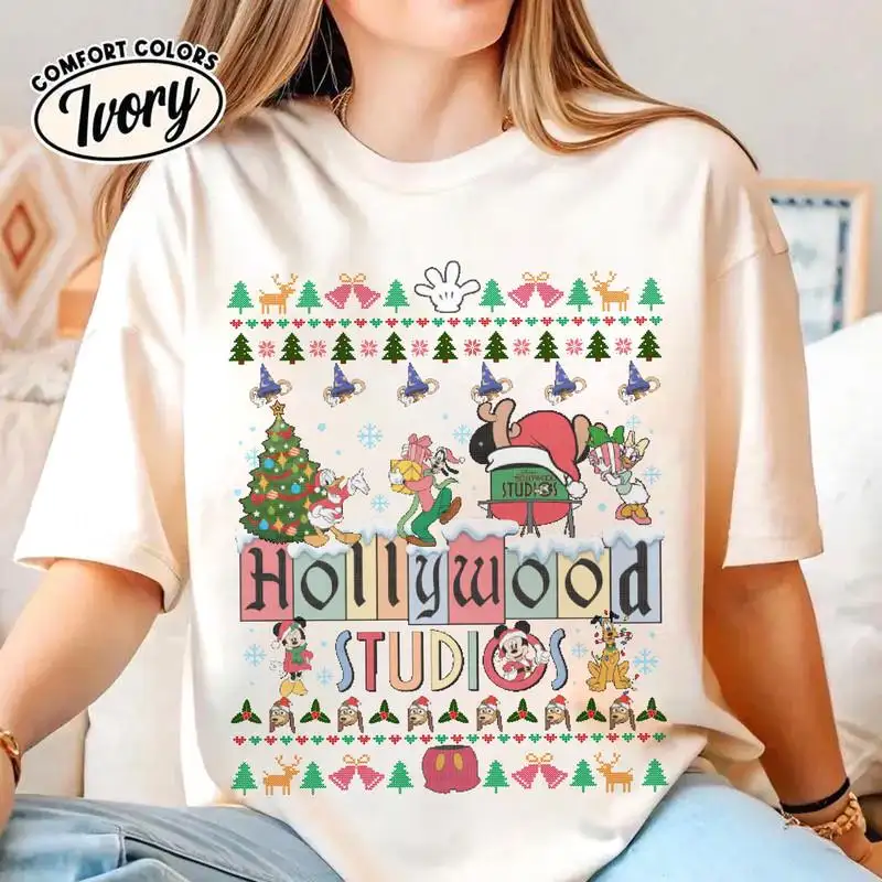 Mickey and Friends Christmas Shirt, Family Christmas Shirt 02, Disneyland Hollywood Studios Shirt, Mickeys Very Merry Christmas Shirt
