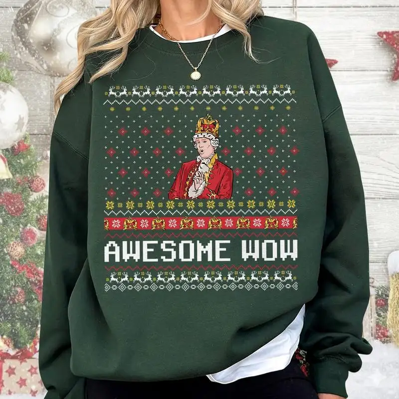 Hamilton King George Awesome Wow Christmas Shirt Hamilton Musical Christmas Shirt Hamilton Lover Shirt Funny King George Rise Up Work Tee 01