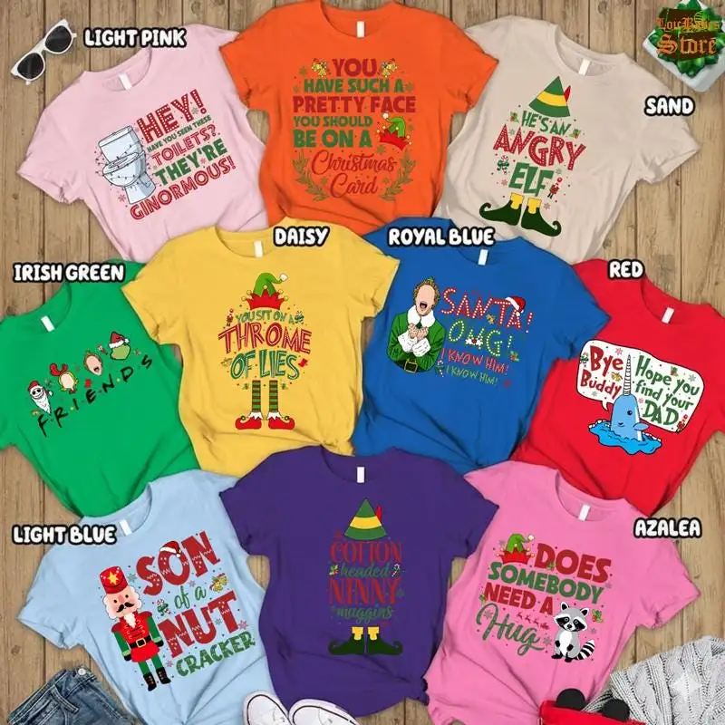 Comfort Colors Elf Movie Quotes Shirt, Buddy The Elf Christmas Shirt, Christmas Movie Shirt, Buddy Christmas Quotes Shirt, Christmas Party