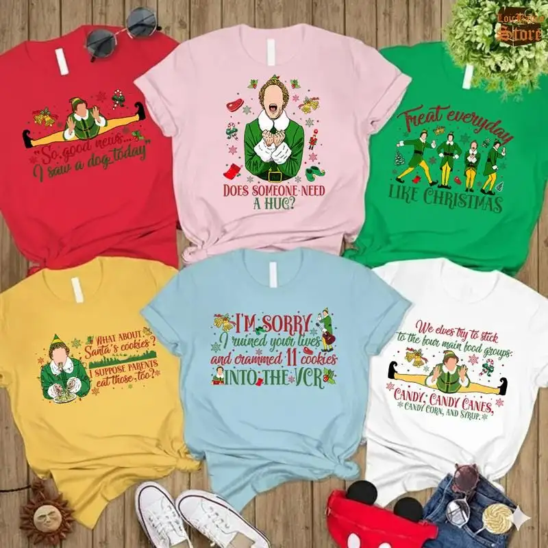 Buddy The Elf Christmas Comfort Colors Shirt, Buddy Christmas Quote Shirt, Christmas Elf Movie Shirt, Elf Movie Quote Shirt, Christmas Movie