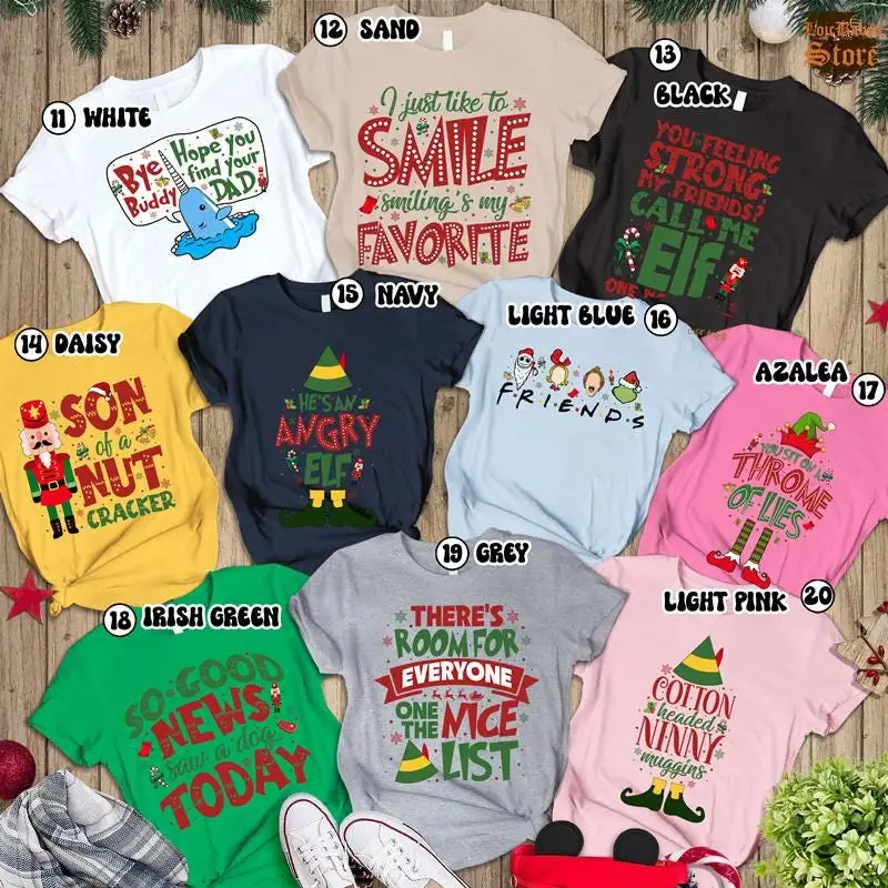Comfort Colors Elf Movie Quotes Shirt, Christmas Movie Shirt, Buddy The Elf Christmas Shirt, Buddy Christmas Quotes Shirt, Christmas Party