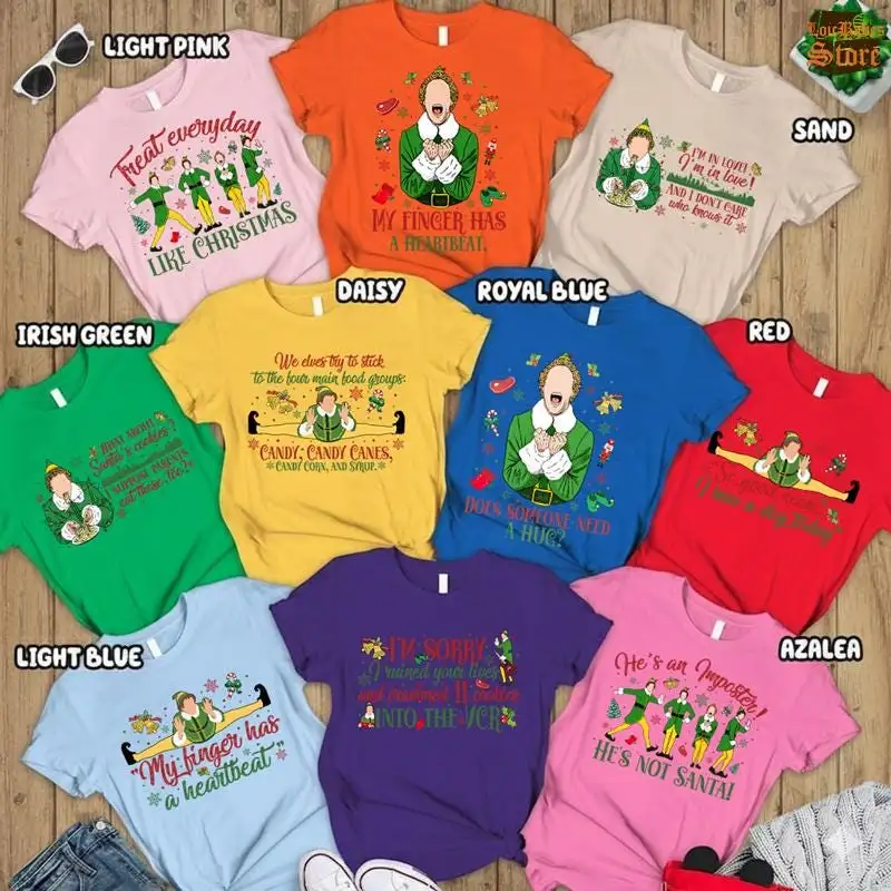 Buddy The Elf Christmas Comfort Colors Shirt, Christmas Elf Movie Shirt, Buddy Christmas Quote Shirt, Elf Movie Quote Shirt, Christmas Movie