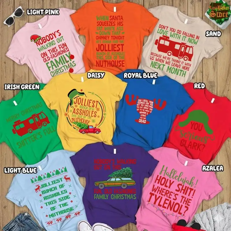 Comfort Colors Christmas Vacation Shirt, Christmas Gift, National Lampoons Christmas Party, Matching Family Christmas, Christmas Story Shirt