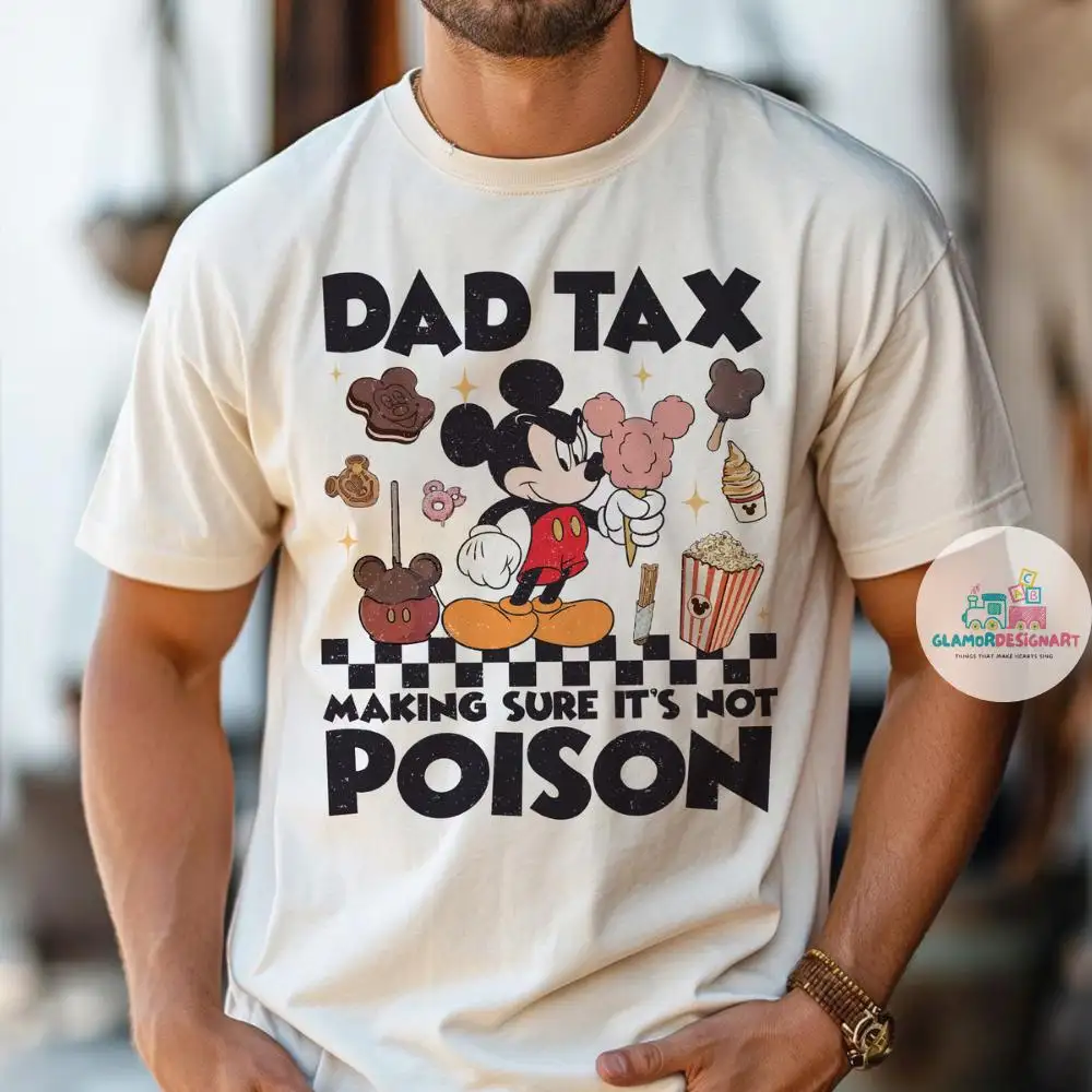Funny Dad Tax Shirt Gift for Father