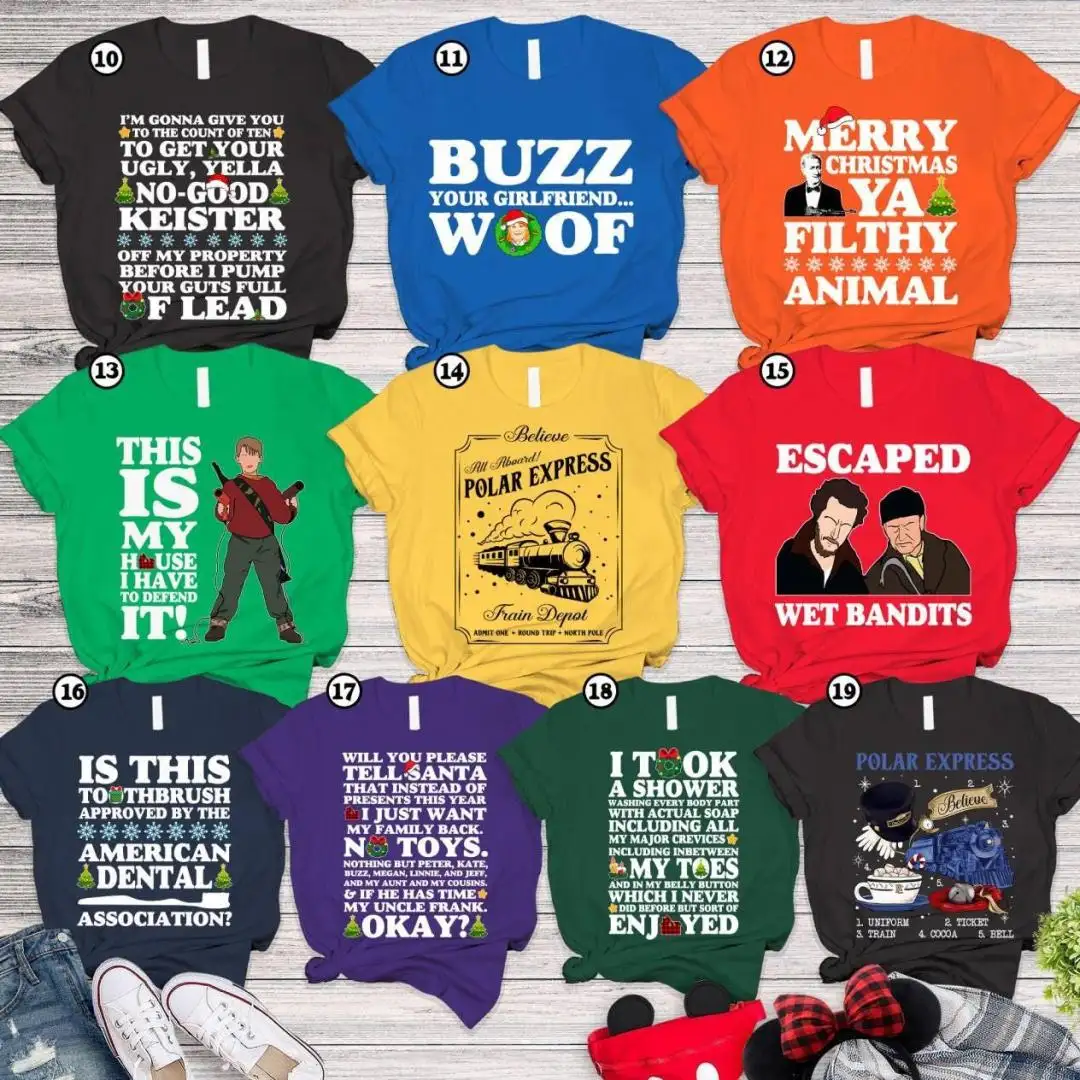 Christmas Group Shirts, Family Matching Christmas Shirts, 2025 Christmas Vacation Shirt, Christmas Movie Shirt, Christmas Quote Shirts