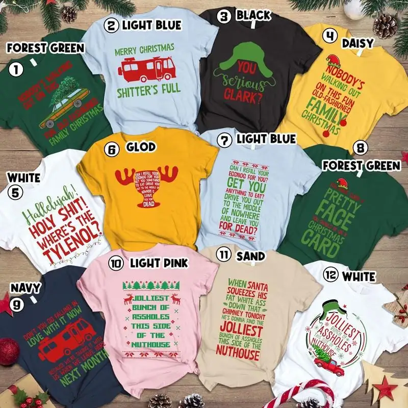 Comfort Colors Christmas Vacation Shirt, Matching Family Christmas, National Lampoons Christmas Party, Christmas Gift, Christmas Story Shirt