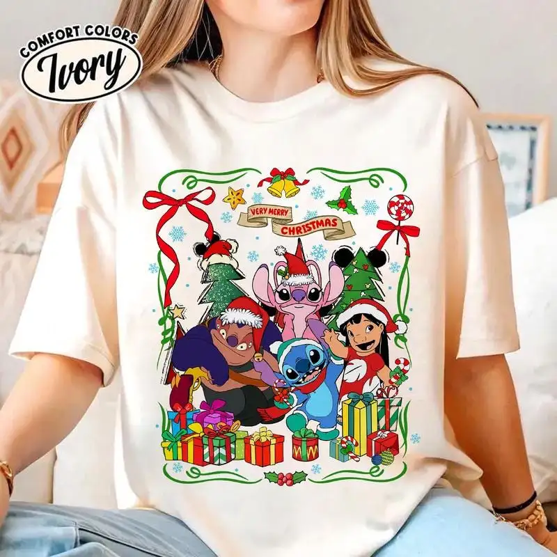 Disneyland Lilo And Stitch Christmas Shirt Stitch Very Merry Christmas Shirt Disneyland Trip Christmas Shirt Family Group Christmas Shirt 15