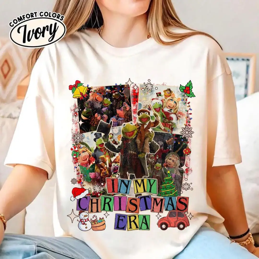 Comfort Colors The Muppet Christmas Movie Shirt, In My Christmas Eras Shirt, Family Xmas Gift Tee, Gonzo And Friends Christmas Shirt