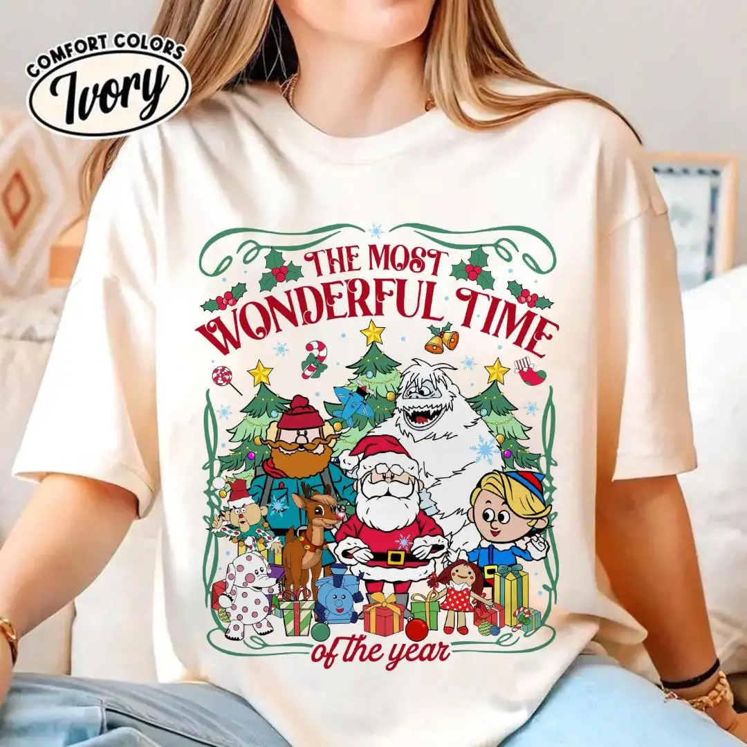 Rudolph The Red Nosed Reindeer Christmas Shirt Misfit Toys Christmas Shirt Most Wonderful Time Of The Year Tee Rudolph Christmas Tee